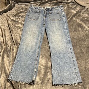 Zara Light Blue Flare Jeans size 8